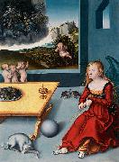 Lucas Cranach Die Melancholie oil painting on canvas